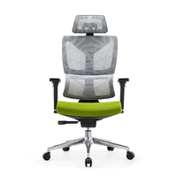 Chaise de bureau ergonomique en maille à dossier haut, pivotante, pour salle de réunion, vente directe d'usine
