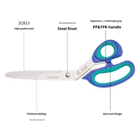 Ciseaux de couture multi-usages Doit 9 pouces en acier inoxydable avec revêtement en titane, pour vêtements et tissus, fabriqués au Zhejiang