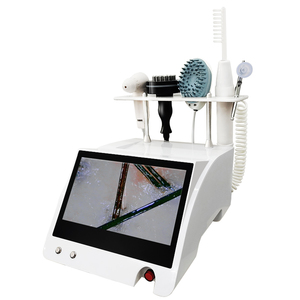 Appareil de massage du cuir chevelu 5 en 1 avec pulvérisation d'oxygène, traitement haute fréquence pour la croissance des cheveux, analyseur de peau et de cuir chevelu, anti-chute de cheveux - Product Image 2