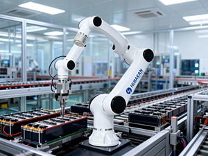 Bras robotisé industriel 6 axes HUAYAN E10 |   Charge utile de 10 kg, répétabilité de 0,03 mm, portée de 1000 mm, IP54/IP66, 2 m/s, garantie d'un an - Product Image 1