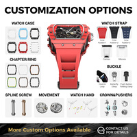 Montres de sport de luxe légères pour hommes Montres mécaniques automatiques ultra-légères Montres pour hommes tendance d'affair