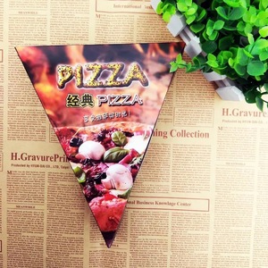 Triangular <b>Pizza</b> <b>Box</b> Paperboard Disposable Baking Packaging 100pcs Tianjin Origin - Product Image 1