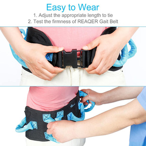 Cinturón de Asistencia para Caminar Acolchado, Correa de Transferencia para Pacientes, Cinturón de Apoyo para Estar de Pie y Ayuda para Caminar con Asas - Product Image 2