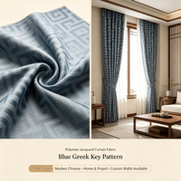 Tissu Brocart 100% Polyester Teint Jacquard, Prix Compétitif, Durable, Élégant, Poids Moyen 100GSM, Largeur 98 Pouces, Idéal pour Rideaux