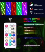 Antennes universelles pour camion, drapeau lumineux RGB, LoyoLights, antenne LED flexible, lumières de fouet pour ATV 4x4, accessoires UTV ATV