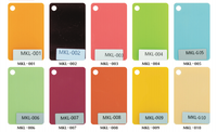 Feuilles acryliques de couleur pastel de 3mm pour la découpe au laser Offre Spéciale en plastique corail bonbons arc-en-ciel