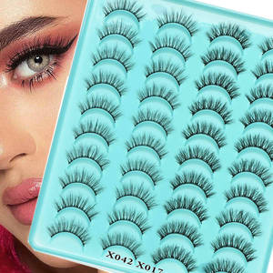 ชุดขนตาปลอมทำมือ10คู่3D ขน<span class=keywords><strong>ต</strong></span>าปลอมขนมิงค์เทียมจาก3D วีแกนทำด้วยมือ - Product Image 1