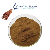 Extrait de ginseng rouge coréen sauvage naturel en poudre avec extrait de Suma, ginsénoside 80% testé par HPLC, emballage sous vide en fût
