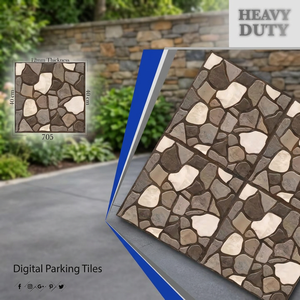 Carreaux de sol en porcelaine pleine masse Vistaar gaufrés rustiques 400x400mm antidérapants pour extérieur - Product Image 3
