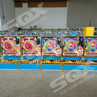 Bornes d'arcade SQX à monnayeur pour jeux vidéo, en bois, thème Mario, avec options de jeu en espagnol, japonais, anglais, PINBALL, personnalisable, garantie 1 an