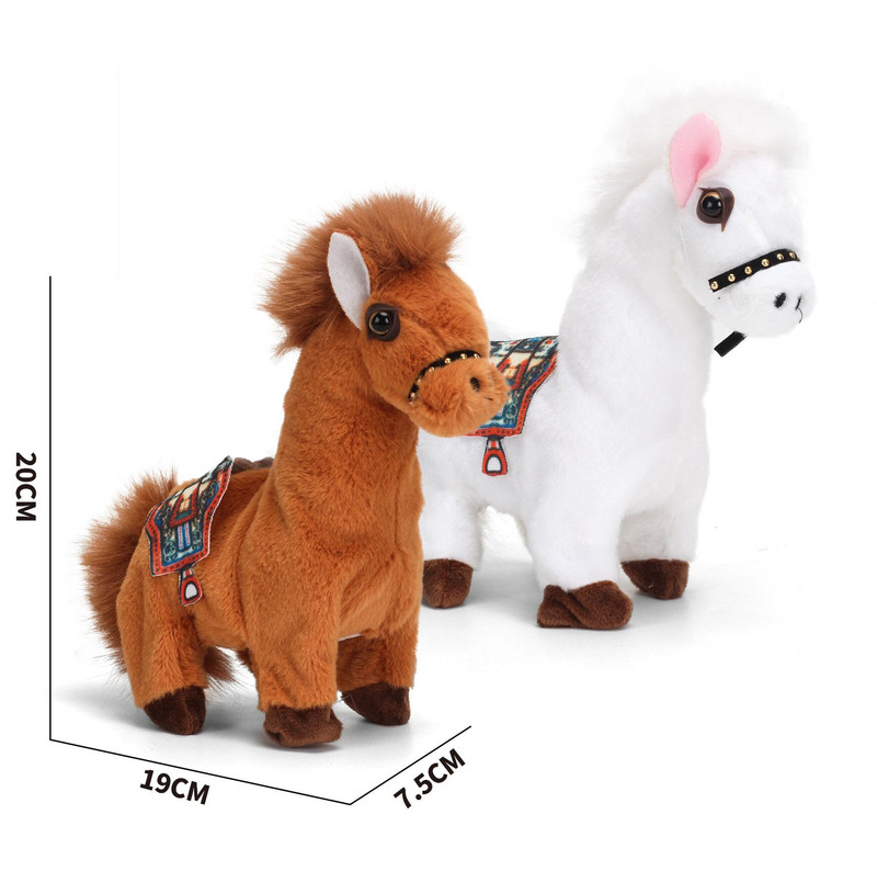 Electric Walking Calling Camel Horse Plush