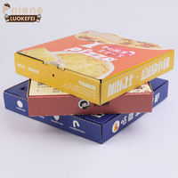Vente en gros Boîte à pizza en papier kraft, cartons, Boîte à pizza en papier ondulé recyclé bon marché