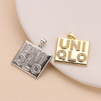 Pendentif porte-bonheur en dollars américains, en laiton plaqué argent/or, bijoux hip-hop pour hommes, femmes et enfants