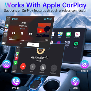 Fuallwin Smart Box Android Inalámbrico con Conexión USB y Dongle Automático Car Play para Apple Car Play Portátil Multimedia Carplay Inalámbrico - Product Image 5