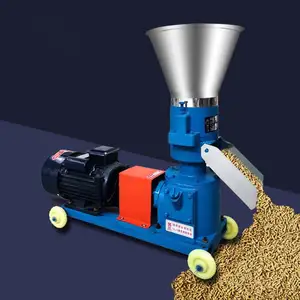 Máquina de pelletizador para alimentação de animais, moinho de pelugem pequena de madeira