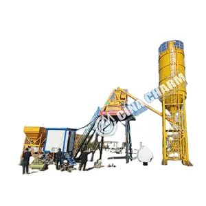 HZS50 High Performance Concrete Batching Plants Fixed