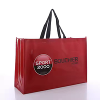 Sacs de courses tissés en PP laminé écologiques de haute qualité 2026, personnalisables en taille et logo, sacs fourre-tout robustes pour la vente en gros