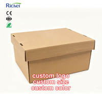 Carton ondulé en carton ciré à prix avantageux pour commandes en gros, bonne résistance, barrière anti-humidité pour boissons glacées et emballage logistique frigorifique