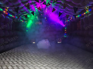 Grande boîte <span class=keywords><strong>de</strong></span> <span class=keywords><strong>nuit</strong></span> gonflable noire avec lumière LED Disco pour les événements <span class=keywords><strong>de</strong></span> tente <span class=keywords><strong>de</strong></span> fête <span class=keywords><strong>de</strong></span> club en plein air pour adultes - Product Image 2