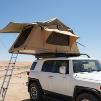 Tente de toit moderne en alliage d'aluminium léger, prix d'usine, pour 4 personnes, coque rigide, imperméable, pliable, camping quatre saisons, pour voiture