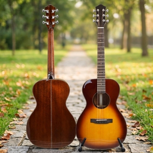 RS7 38 İnç 00 Sunburst Tamamen Masif Ladin Gül Ağacı Akustik Gitar Yüksek Parlaklıkta Profesyonel Performans - Product Image 1
