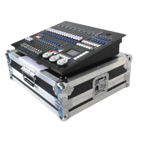 Console d'éclairage de scène DMX 512 1024 canaux, multicanal, IP20, avec flight case, idéale pour les mariages, les discothèques et les événements DJ