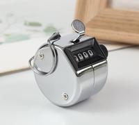 Party Favors Métal Mini Mécanique Main Tally Compteur 4 Chiffres Nombre Manuel Comptage Formation Golf Clicker Compteur