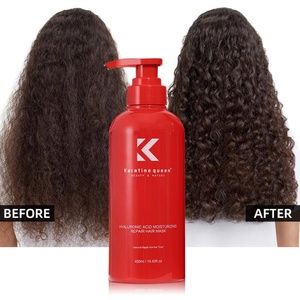 Wholesale Custom 450ml Hyaluronic Acid Smoothing Nourishing Shiny Hair Hair Repairing <b>Shampoo</b> Set - Product Image 2