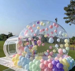 Populaire Château <span class=keywords><strong>Gonflable</strong></span> Transparent Extérieur à Tunnel Unique Tente Dôme Claire avec Effet Bulle Inspiré des Châteaux - Product Image 5