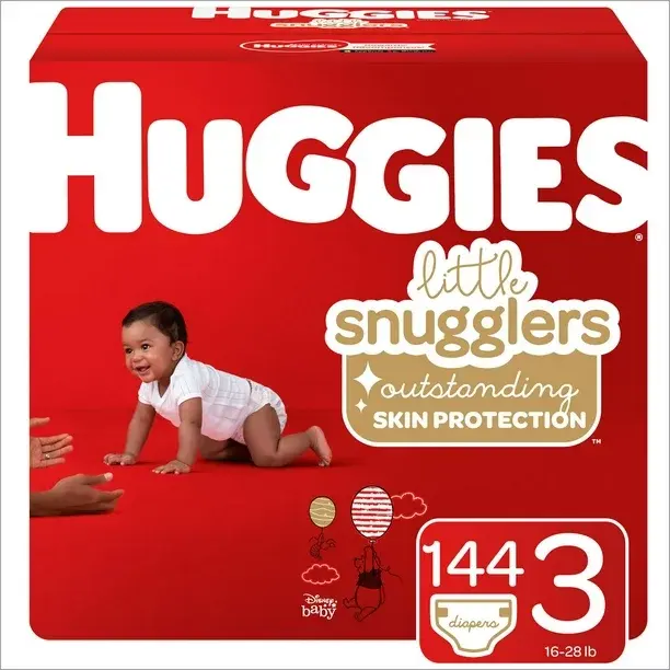 Премиум выбор: HUGGIES Подгузники всех размеров непревзойденный комфорт с технологией Snug & Dry