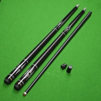 Tongkat Snooker Berkualitas Tinggi Maple 1/2 Split High-Tech American 9-ball Chinese 8-ball Sambungan Baja Tahan Karat Serat Fiberglass