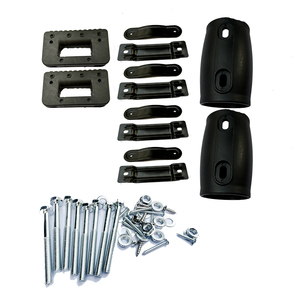 Panier de toit robuste en acier pour SUV, porte-bagages détachable en 2 parties avec réflecteurs, plateau de transport universel pour véhicules tout-terrain - Product Image 6