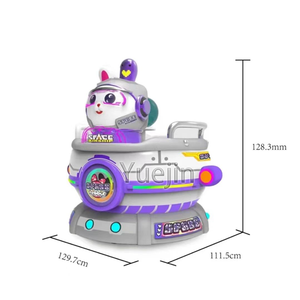 Venta caliente dibujos animados Hamburgo perro diversión Kiddie paseo máquina moneda taza giratoria iluminación fibra de vidrio máquina de juego - Product Image 4