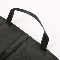 Couverture de costume de voyage en tissu non tissé personnalisé avec pli à gousset Couverture de pardessus non tissé pour sacs à vêtements
