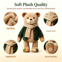 Jouets en peluche personnalisés, animaux en peluche sur mesure, ours en peluche, fabricant de peluches, créez votre propre marque de jouets en peluche, peluche personnalisée