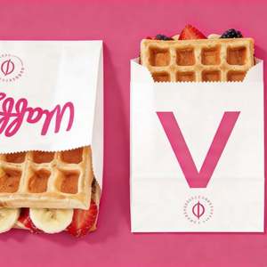 Sacs en papier ciré personnalisés avec logo, translucides, imprimés, pour sandwichs, gaufres, aliments, collations, livraison, résistants à l'huile - Product Image 2