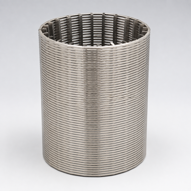 Stainless Steel Cartridge 50 Micron Wedge Wire  Screen Filter OD 65 mm for Catalyst Recovery Retention