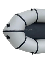 Vente en gros bateau gonflable 2.7m pas cher de haute qualité 2 personnes Packraft PVC Kayak Packraft pour l'expédition fluviale