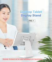 Support de tablette POS rotatif à 360° en métal pour Android, capacité de 20 lb, inclinaison à 180°, installation VESA