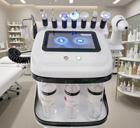 Hydro-lifting facial 9 en 1, aqua peel, rajeunissement de la peau, beauté, microdermabrasion hydro, jet d'oxygène, peeling à l'oxygène, soin du visage à l'oxygène