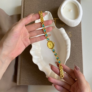 Reloj de Pulsera CHISTE para Mujer, Dorado, Cuarzo, Elegante, Ligero, de Lujo, 20 mm, con Agujas, para Estudiantes de Secundaria y Preparatoria - Product Image 5