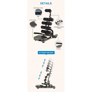 Máquina de Ejercicios <span class=keywords><strong>Abdominales</strong></span> Total Fitness Core, Color Verde, con Banco de Extensión, Venta al Por Mayor de Fábrica - Product Image 6