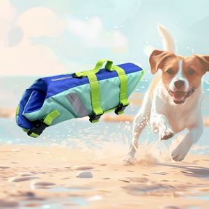 Giubbotto di Salvataggio Galleggiante per Animali Domestici con Maniglia, Giacca Salvagente per Cani per Nuoto e Nautica - Product Image 1