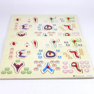 28個赤ちゃん木製学習アラビア文字ジグソーパズルその他パズルゲーム28文字ボード幼児教育玩具子供男の子女の子 - Product Image 6