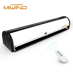 Low Noise Factory Price Small Electrical Cooling and Heating Door Sensor Air Curtain Machine for Industrial White Remote+Switch