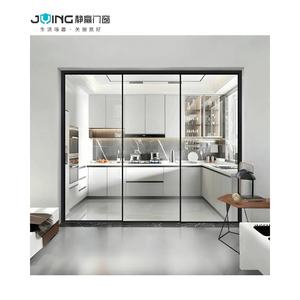 مسار باب منزلق حديث مركب على القمة من سبائك الألومنيوم للداخل لغرف النوم والفنادق والمرآب والمستشفى والشقق المستخدمة في المطبخ - Product Image 1