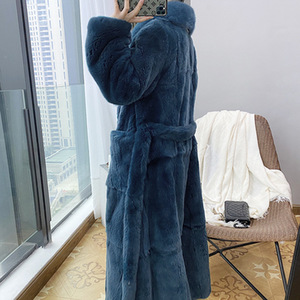 New Women's Mid-Length Coat - Elegant, Loose-Fit, Plus Size Faux <b>Fur</b> Fashion - Product Image 5