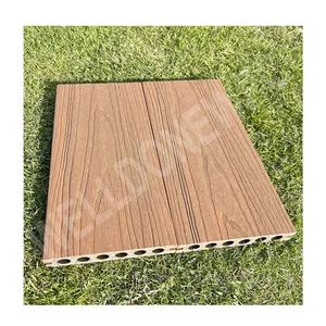 Hot Sale Popular Anti-uv Wood Plastic Composite Wood Composition Capped Hollow Profile Waterproof Outdoor Wpc Floor Decking