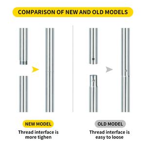 Vertak <span class=keywords><strong>Scarificateur</strong></span> <span class=keywords><strong>manuel</strong></span> à pousser pour <span class=keywords><strong>pelouse</strong></span>, 18 pouces, roulettes, aération du sol - Product Image 4