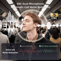 Auriculares Empresariales ESON K91 6.0, Cómodos con Clip para Cuello, Larga Duración de Conversación, 12 Meses en Espera, Pantalla Digital, Cancelación Activa de Ruido